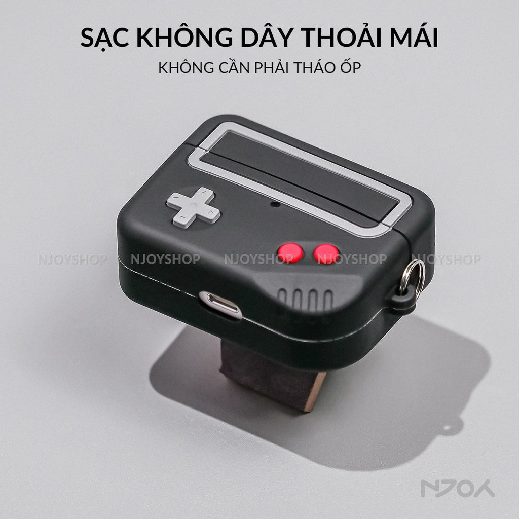 Ốp Silicon In Hình Ahastyle Kèm Móc Khóa Cho Tai Nghe Airpods Pro 3 2 Airpods 4