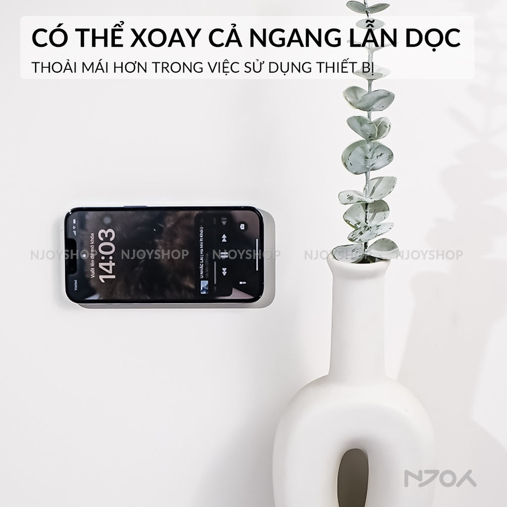 Giá Đỡ Điện Thoại Magsafe Dán Tường Tiện Lợi Cho Điện Thoại iPhone Samsung Xiaomi Huawei