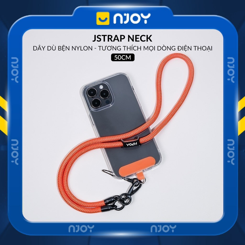 Dây Đeo Cổ Bện Nylon Dài 60cm Chống Đứt Gãy Độ Chống Thất Lạc Cho Tất Cả Điện Thoại iPhone Samsung