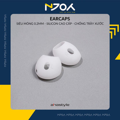 Bộ 3 Cặp Nút Bọc Silicon Ahastyle Siêu Mỏng Cho Tai Nghe Airpods Pro 2 Airpods 1 2 3