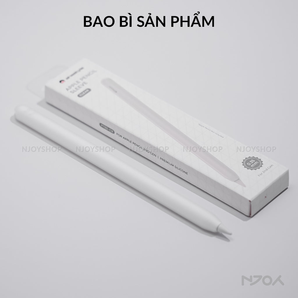 Vỏ Bao Ốp Silicon Siêu Mỏng Ahastyle Hỗ Trợ Sạc Không Dây Từ Tính Cho Bút Cảm Ứng Apple Pencil 2