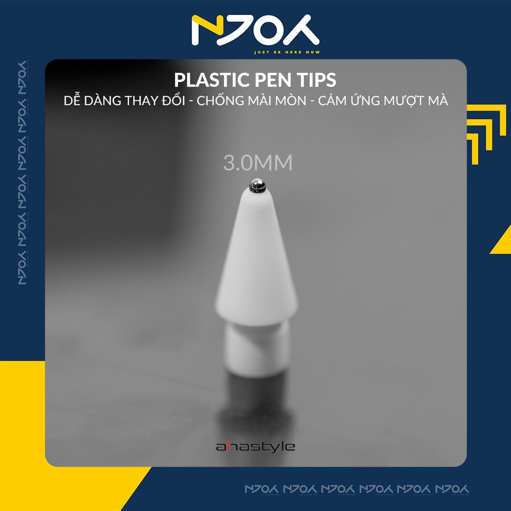 Đầu Ngòi Bút Kim Loại Ahastyle Thay Thế Cho Bút Cảm Ứng Apple Pencil 2