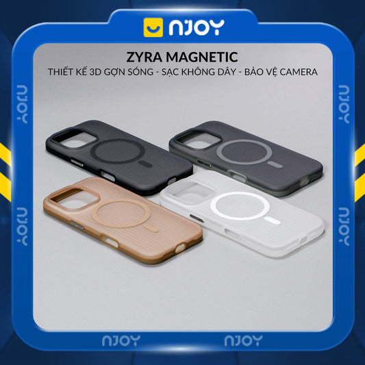 Ốp Lưng Nhám Chống Vân Tay Hỗ Trợ Sạc Không Dây Từ Tính Cho iPhone 17 Pro Max 16 15 14 13 12