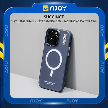 Ốp Magsafe Nhám Mờ Chống Vân Tay Cho iPhone 12 13 14 15 Pro Max