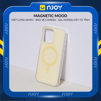 Ốp Magsafe Lưng Nhám Chống Bẩn Màu Pastel Cho iPhone 17 Pro Max 16 15 14 13 12