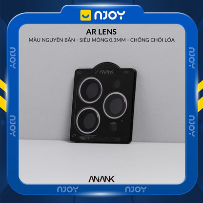 Bộ Vòng Cường Lực Bảo Vệ Camera Anank AR Chống Trầy Xước Màu Nguyên Bản Cho iPhone 13 14 15 16 17 Pro Max Njoyshop