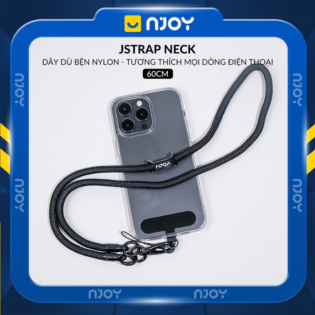 Dây Đeo Cổ Bện Nylon Dài 60cm Chống Đứt Gãy Độ Chống Thất Lạc Cho Tất Cả Điện Thoại iPhone Samsung