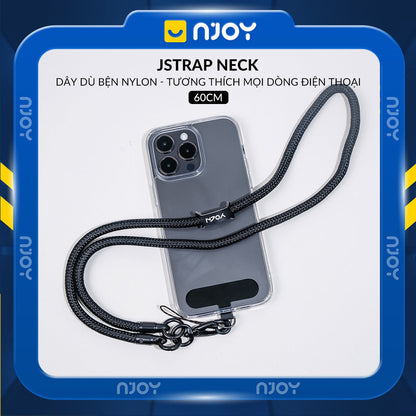 Dây Đeo Cổ Bện Nylon Dài 60cm Chống Đứt Gãy Độ Chống Thất Lạc Cho Tất Cả Điện Thoại iPhone Samsung