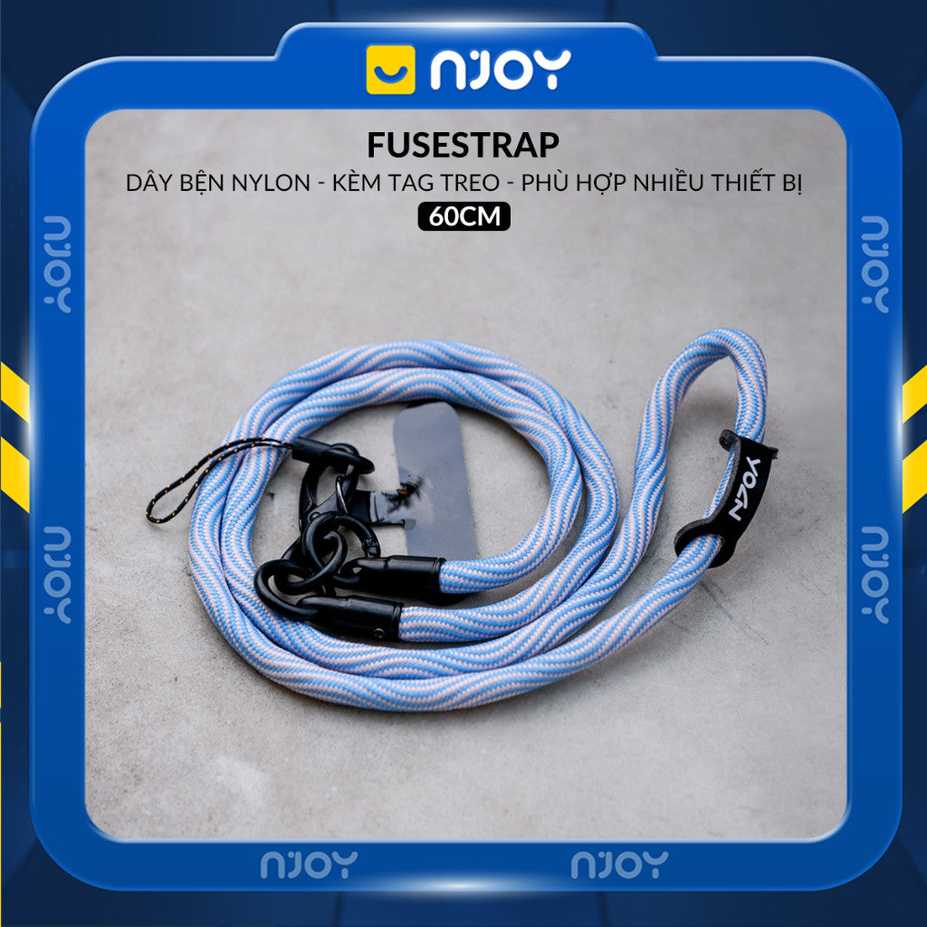 Dây Đeo Cổ Bện Nylon Dài 60cm Chống Đứt Gãy Độ Chống Thất Lạc Cho Tất Cả Điện Thoại iPhone Samsung