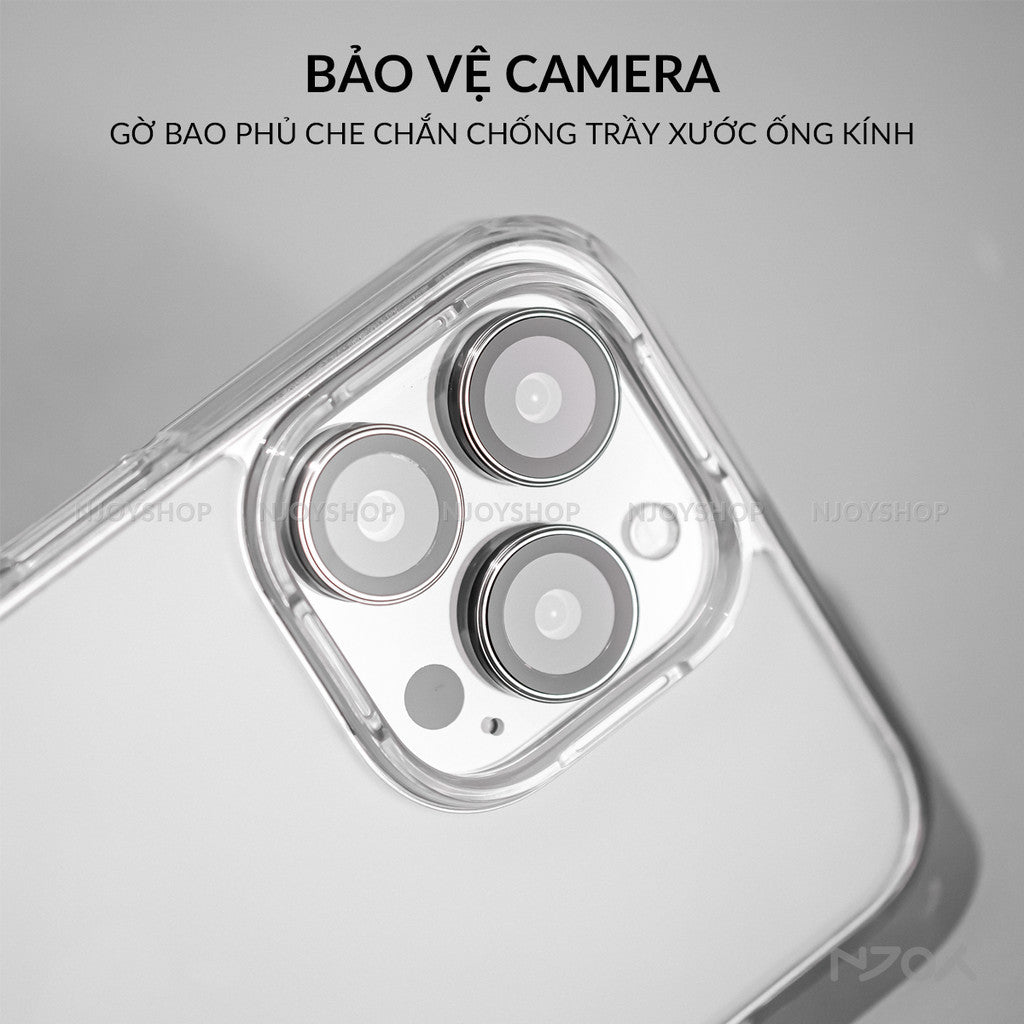 Ốp Nhám Mờ Likgus Chống Vân Tay Bảo Vệ Camera Cho iPhone 18 Pro Max 17 16 15 14 13 12