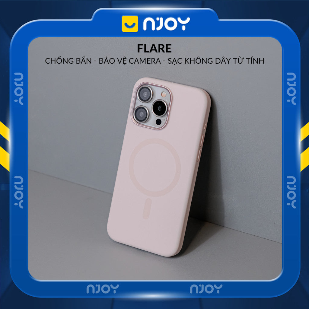 Ốp Magsafe Chống Bẩn Viền Camera Kim Loại Cho iPhone 17 16 15 Pro Max