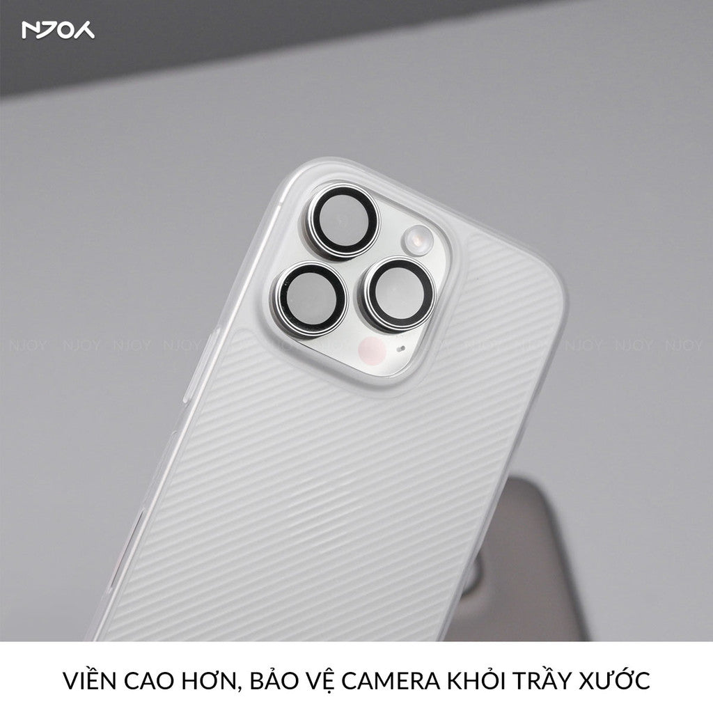 Ốp Nhám Siêu Mỏng Sọc 3D Chống Vân Tay Cho iPhone 16 Pro Max 15 14 13