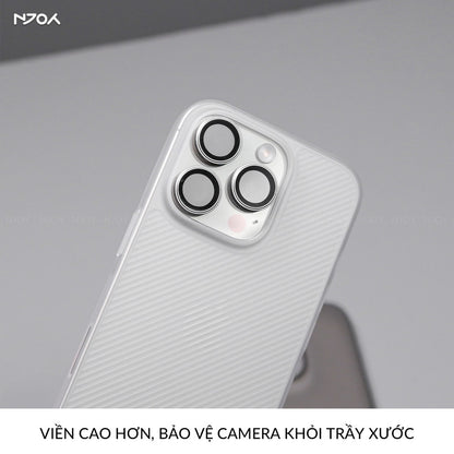 Ốp Nhám Siêu Mỏng Sọc 3D Chống Vân Tay Cho iPhone 16 Pro Max 15 14 13