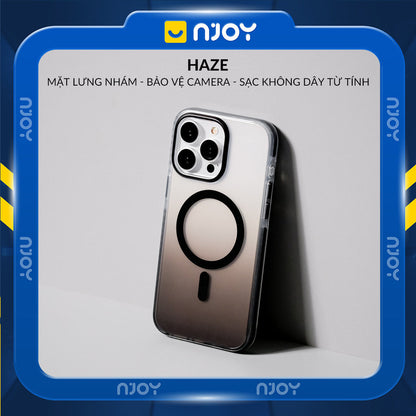 Ốp Magsafe Lưng Nhám Đổi Màu Gradient Ombre Cho iPhone 17 Pro Max 16 15 14 13