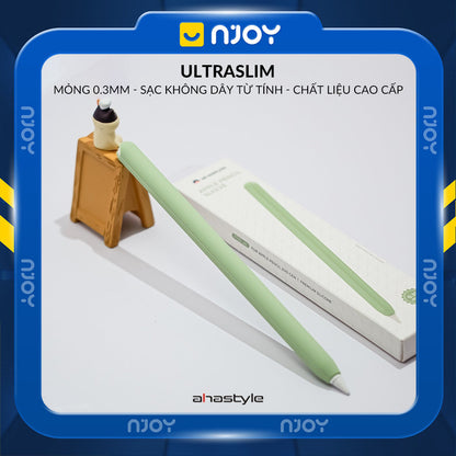 Vỏ Bao Ốp Silicon Siêu Mỏng Ahastyle Hỗ Trợ Sạc Không Dây Từ Tính Cho Bút Cảm Ứng Apple Pencil 2