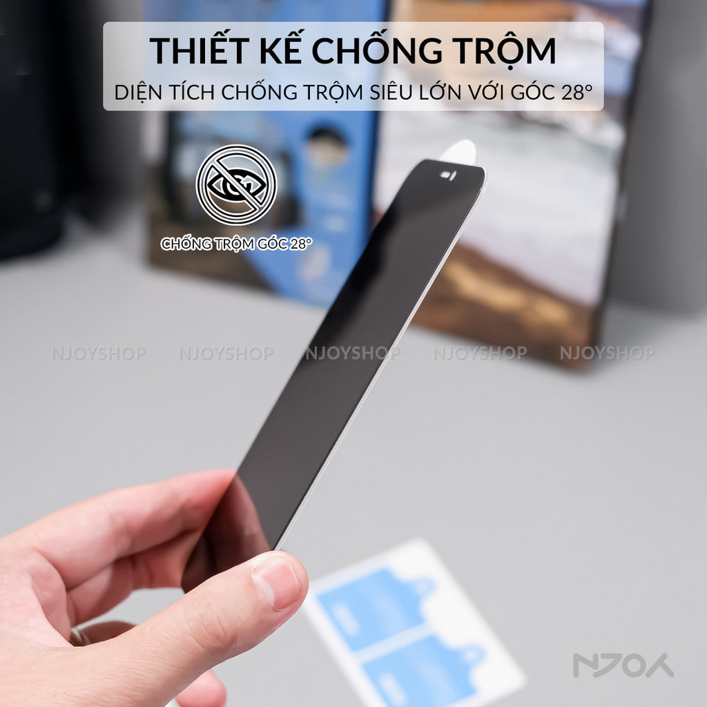 Kính Cường Lực Anank Chống Nhìn Trộm Cho iPhone 17 Pro Max 16 15 14 13 12 11