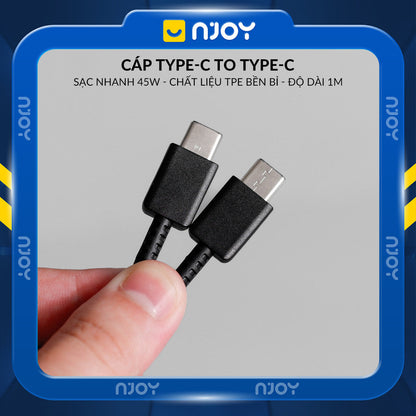 Cáp Sạc Type C to Type C Cho Android Samsung Oppo Xiaomi Huawei