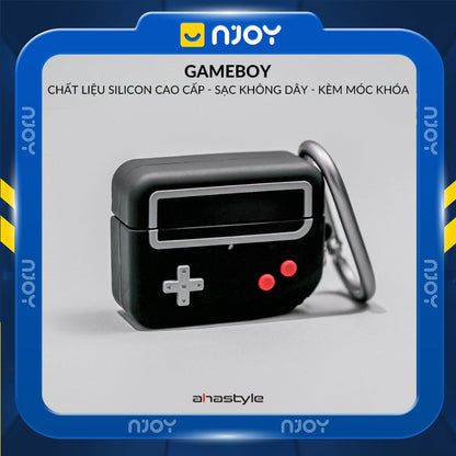 Ốp Máy Chơi Game 3D AhaStyle Kèm Dây Đeo Móc Khóa Cho Tai Nghe Airpods Pro 3 2 Airpods 4 Njoyshop