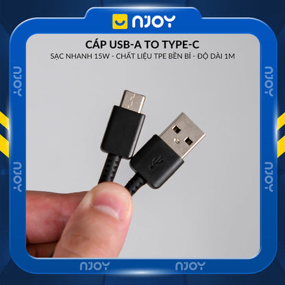 Cáp Sạc Nhanh Usb To Type C  Hỗ Trợ Sạc Nhanh Truyền Dữ Liệu Cho Samsung