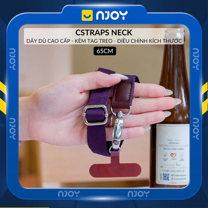Dây Đeo Điện Thoại Chống Rơi Rớt Thất Lạc Dài 65cm Điều Chỉnh Kích Thước Canvas