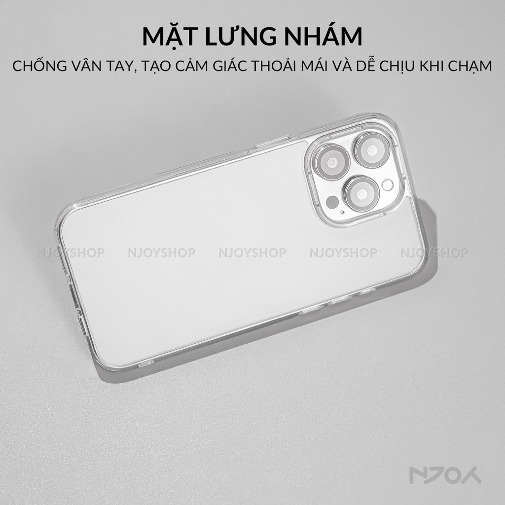 Ốp Nhám Mờ Likgus Chống Vân Tay Bảo Vệ Camera Cho iPhone 18 Pro Max 17 16 15 14 13 12