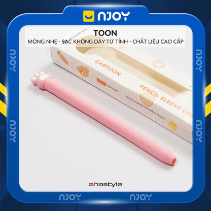 Vỏ Ốp Silicon Ahastyle Chống Trơn Trượt Cute Cho Bút Cảm Ứng Apple Pencil 2 Pro Njoyshop