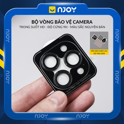 Cường Lực Camera Màu Nguyên Bản 9H Chống Trầy Cho Điện Thoại iPhone 17 Pro Max 16 15 14 13 12 11