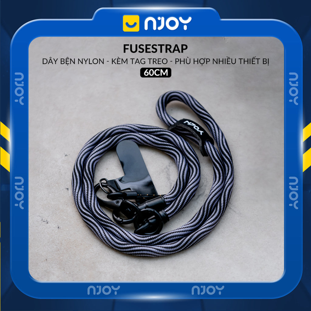 Dây Đeo Cổ Bện Nylon Dài 60cm Chống Đứt Gãy Độ Chống Thất Lạc Cho Tất Cả Điện Thoại iPhone Samsung