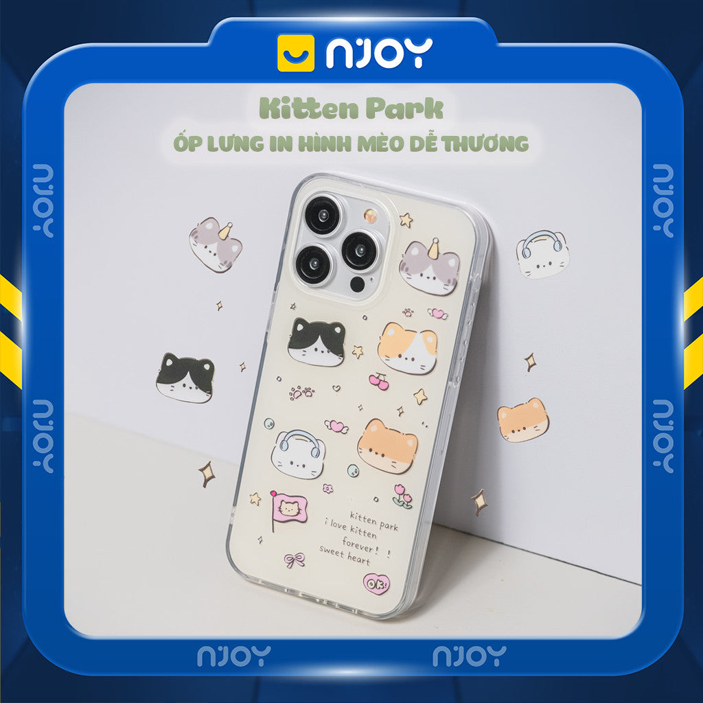 Ốp Lưng In Hình Mèo Dễ Thương Silicon Dẻo Cho Điện Thoại iPhone 11 12 13 14 15 16 17 18 Pro Max