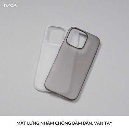 Ốp Nhám Siêu Mỏng Sọc 3D Chống Vân Tay Cho iPhone 16 Pro Max 15 14 13
