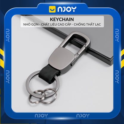 Móc Khóa Hợp Kim Kẽm Cao Cấp Chống Thất Lạc Nhỏ Gọn Tiện Lợi Cho Chìa Khóa USB Tai Nghe Airpods