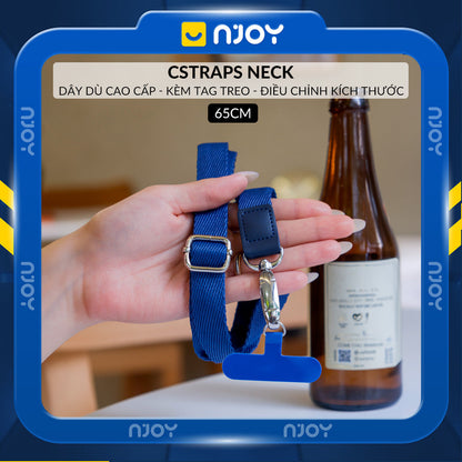 Dây Đeo Điện Thoại Chống Rơi Rớt Thất Lạc Dài 65cm Điều Chỉnh Kích Thước Canvas