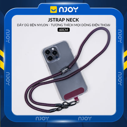 Dây Đeo Cổ Bện Nylon Dài 60cm Chống Đứt Gãy Độ Chống Thất Lạc Cho Tất Cả Điện Thoại iPhone Samsung