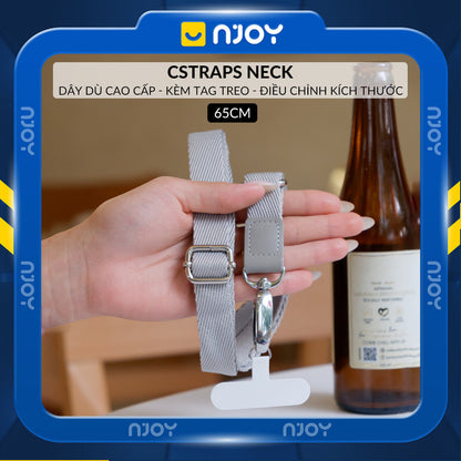 Dây Đeo Điện Thoại Chống Rơi Rớt Thất Lạc Dài 65cm Điều Chỉnh Kích Thước Canvas