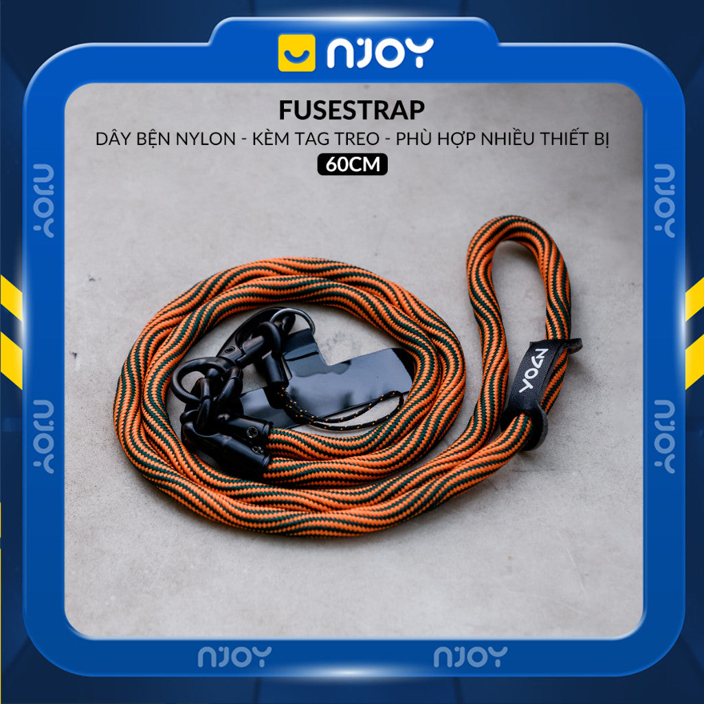 Dây Đeo Cổ Bện Nylon Dài 60cm Chống Đứt Gãy Độ Chống Thất Lạc Cho Tất Cả Điện Thoại iPhone Samsung