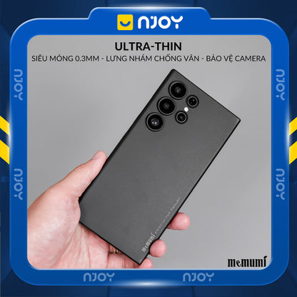 Ốp Nhám Chống Vân Tay Siêu Mỏng Bảo Vệ Camera Memumi Samsung S25 Ultra S24 S23