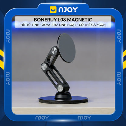 Giá Đỡ Điện Thoại Magsafe Boneruy Xoay 360 Độ Hợp Kim Nhôm Chắc Chắn L08 Mini C
