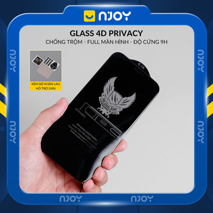 Kính Cường Lực Wekome Kingkong Chống Nhìn Trộm Cho iPhone 16 Pro Max 15 14 13 12