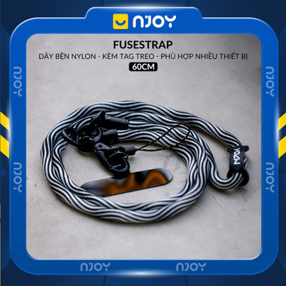 Dây Đeo Cổ Bện Nylon Dài 60cm Chống Đứt Gãy Độ Chống Thất Lạc Cho Tất Cả Điện Thoại iPhone Samsung