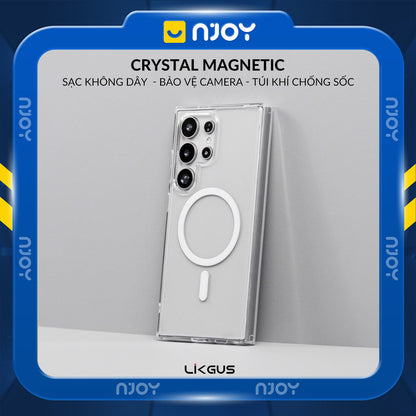 Ốp Magsafe Trong Suốt Likgus Samsung S25 Ultra