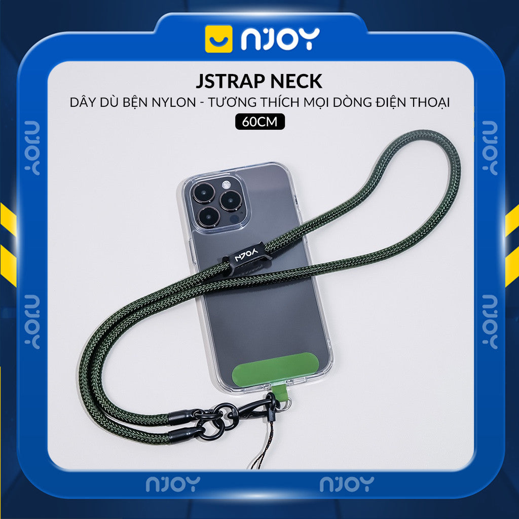 Dây Đeo Cổ Bện Nylon Dài 60cm Chống Đứt Gãy Độ Chống Thất Lạc Cho Tất Cả Điện Thoại iPhone Samsung
