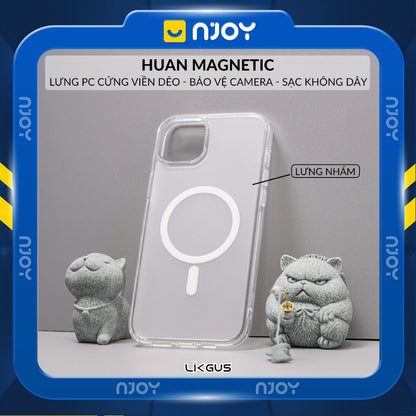 Ốp Nhám Mờ Likgus Chống Vân Tay Bảo Vệ Camera Cho iPhone 17 Pro Max 16 15 14 13 12