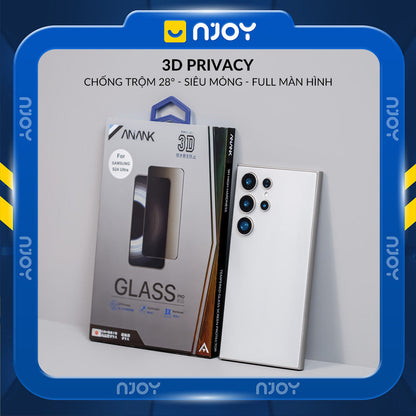 Kính Cường Lực Anank Chống Nhìn Trộm Full Màn Hình Cho Samsung Galaxy S25 S24 Ultra