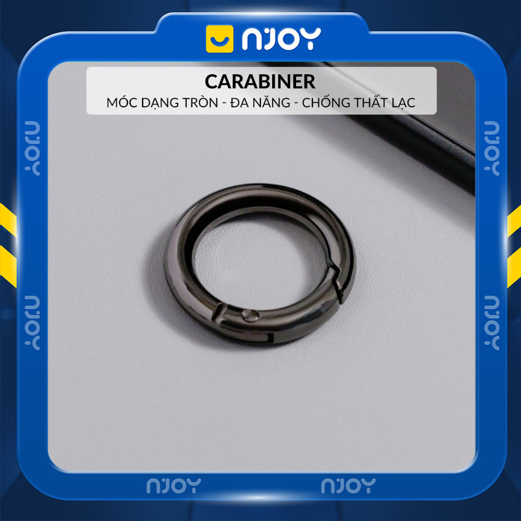 Móc Khóa Hợp Kim Kẽm Cao Cấp Chống Thất Lạc Nhỏ Gọn Tiện Lợi Cho Chìa Khóa USB Tai Nghe Airpods