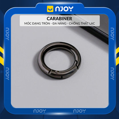 Móc Khóa Hợp Kim Kẽm Cao Cấp Chống Thất Lạc Nhỏ Gọn Tiện Lợi Cho Chìa Khóa USB Tai Nghe Airpods