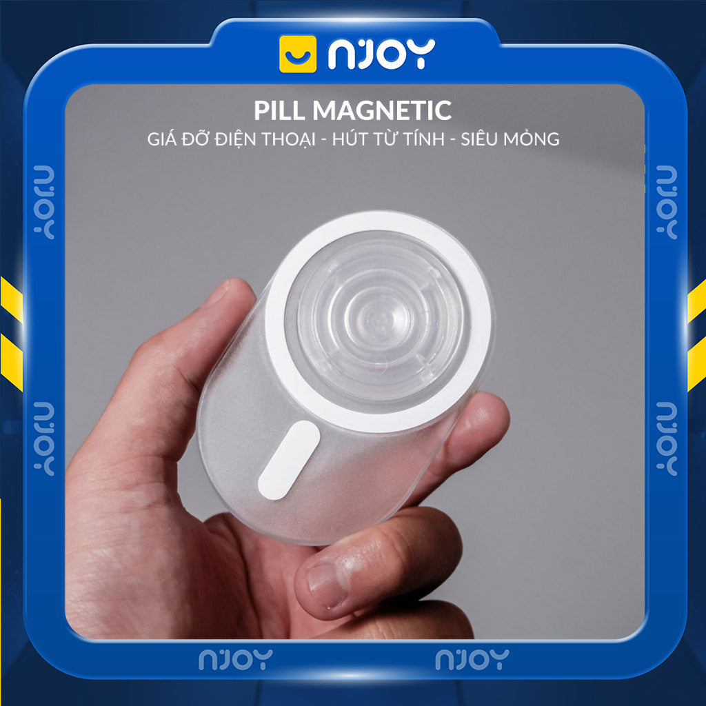 Giá Đỡ Điện Thoại Popsocket Magsafe Trong Suốt Nhỏ Gọn Cho Điện Thoại iPhone Samsung Njoyshop