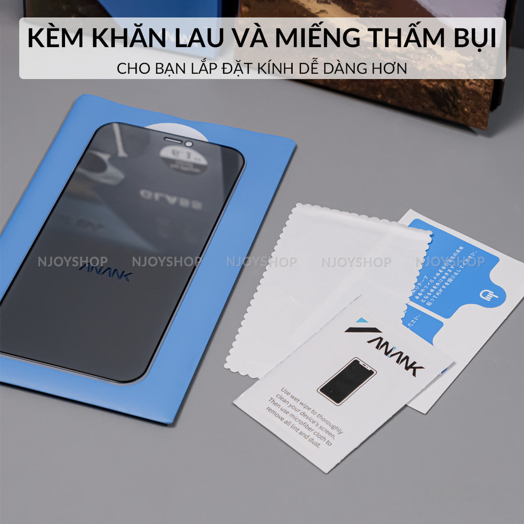 Kính Cường Lực Anank Chống Nhìn Trộm Cho iPhone 18 Pro Max 17 16 15 14 13 12 11
