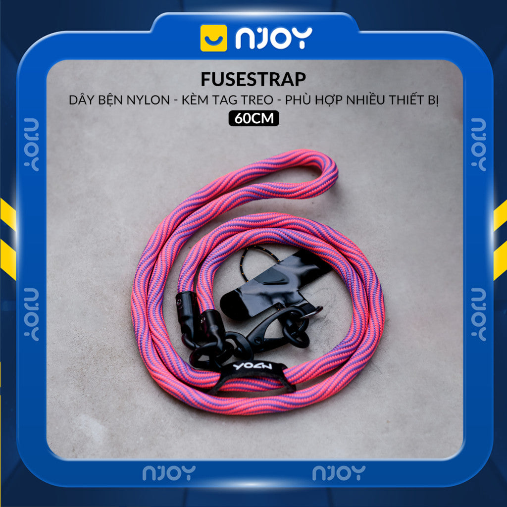 Dây Đeo Cổ Bện Nylon Dài 60cm Chống Đứt Gãy Độ Chống Thất Lạc Cho Tất Cả Điện Thoại iPhone Samsung