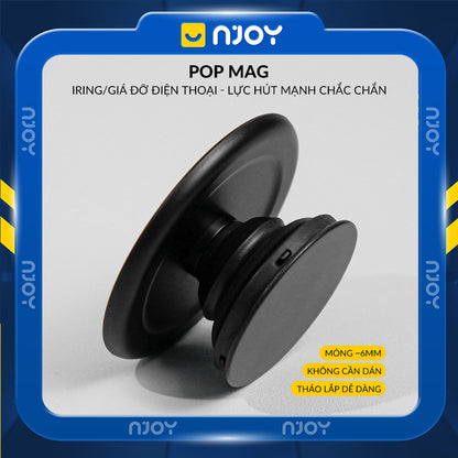Giá Đỡ Điện Thoại Popsocket Magsafe Trong Suốt Nhỏ Gọn Cho Điện Thoại iPhone Samsung Njoyshop
