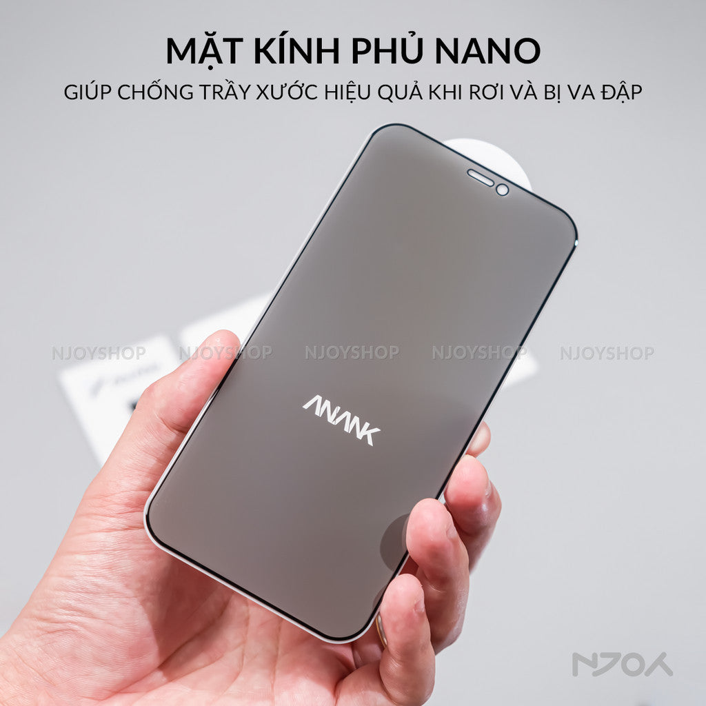 Kính Cường Lực Anank Chống Nhìn Trộm Cho iPhone 18 Pro Max 17 16 15 14 13 12 11
